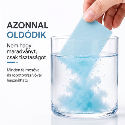 PKNEW® Padlótisztító Tabletták – Többfelületű tisztítószer keményfához, laminált padlóhoz, csempe- és lakóautó-falakhoz. Antibakteriális, szagtalanító és ápoló hatás 💕
