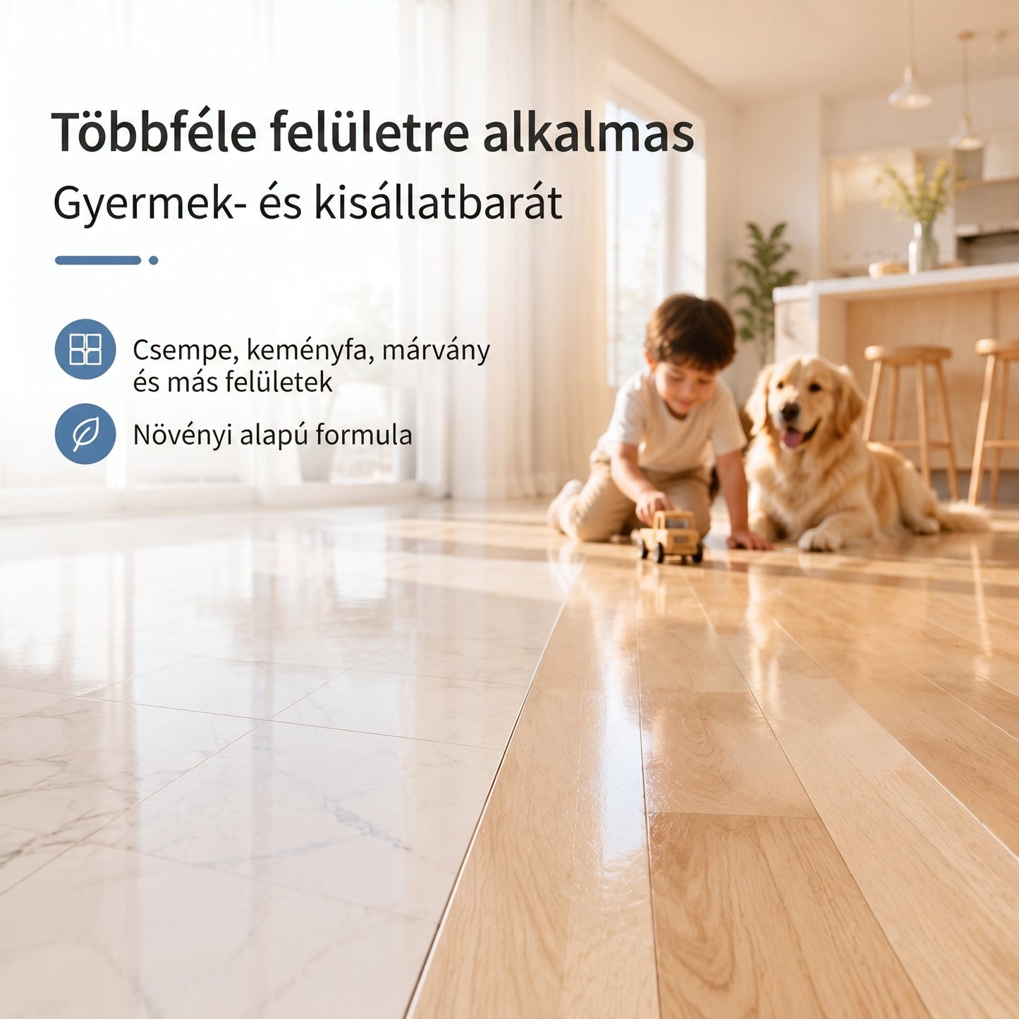 PKNEW® Padlótisztító Tabletták – Többfelületű tisztítószer keményfához, laminált padlóhoz, csempe- és lakóautó-falakhoz. Antibakteriális, szagtalanító és ápoló hatás 💕