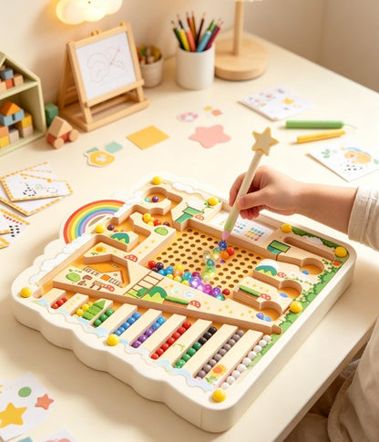 Magnetic Sort Maze Game‑STEM Educational Puzzle for Kids, Boost Brain Logic & Hand‑Eye Coordination